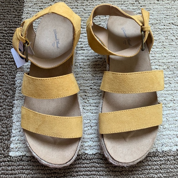 Universal Thread Shoes - Yellow Espadrilles